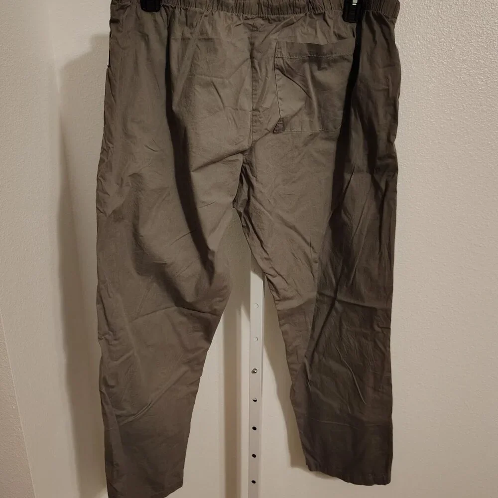 Onia Men's Drawstring Cotton Pants Size XXL Gray